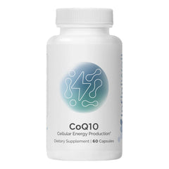 InfiniWell CoQ10 bottle highlights MicroActive release for sustained energy support