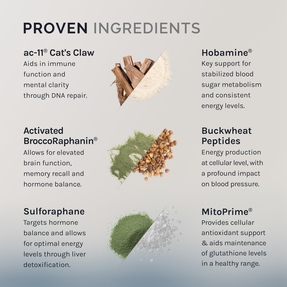 InfiniWell DNA Prime activated bromelain highlights multi-pathway antioxidant support.