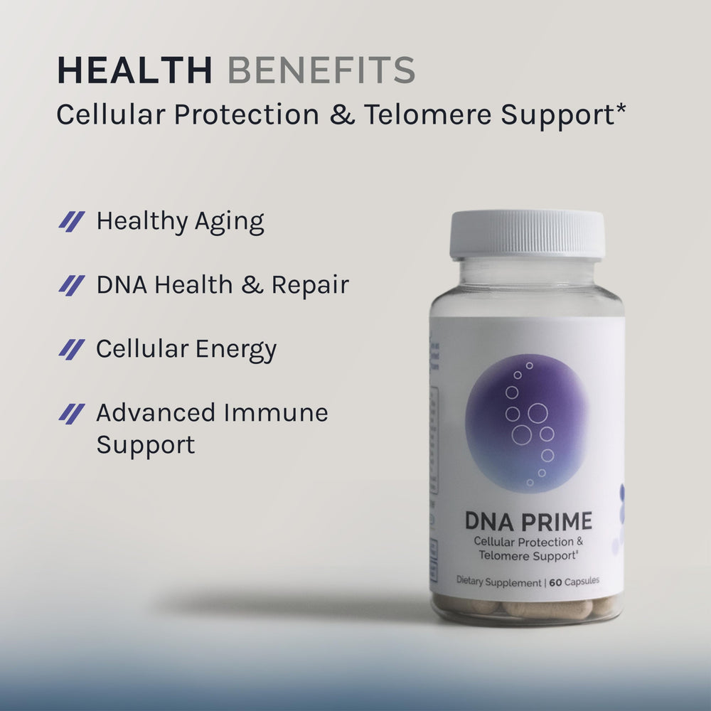 InfiniWell DNA Prime capsules closeup for convenient daily dosing.
