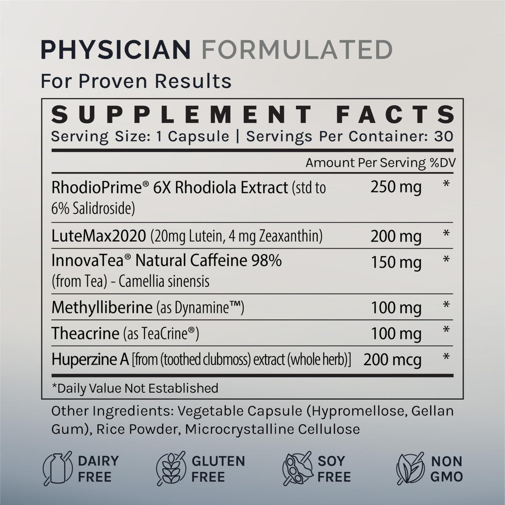 InfiniWell Focus during study session improves concentration and stamina.