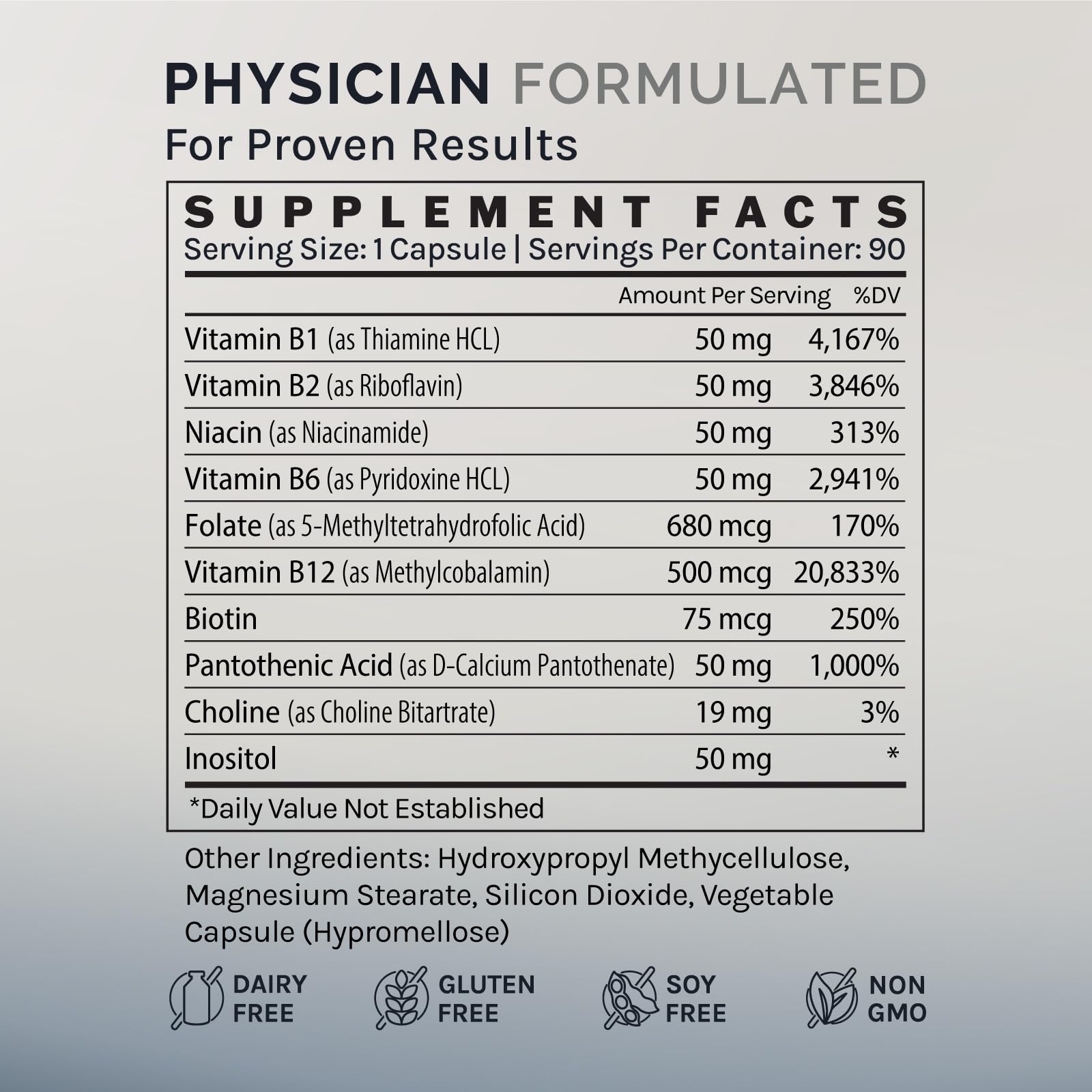 InfiniWell methylated B complex daily-use design for ongoing wellness.