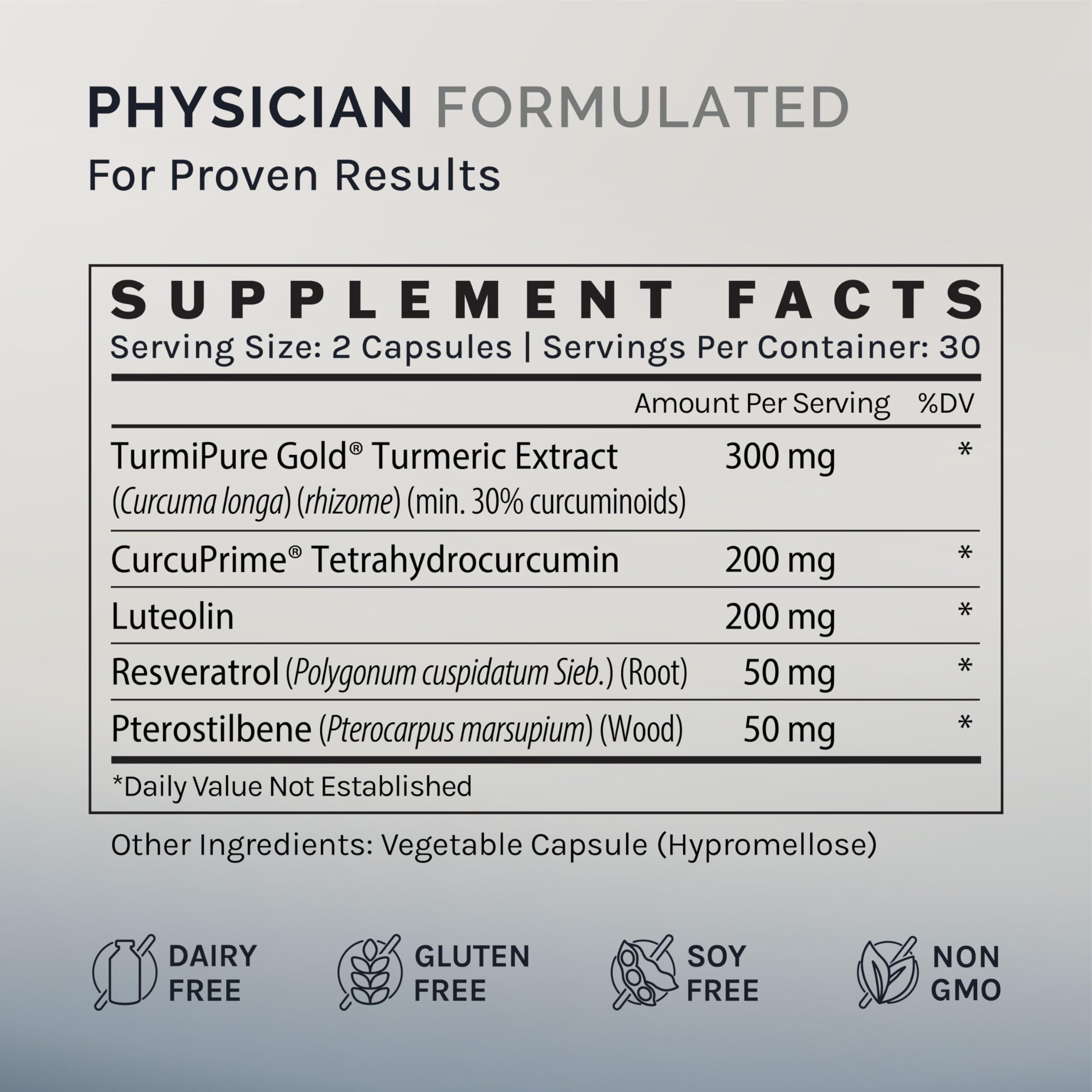 InfiniWell Senescent Regulator capsules poured into a glass for daily use