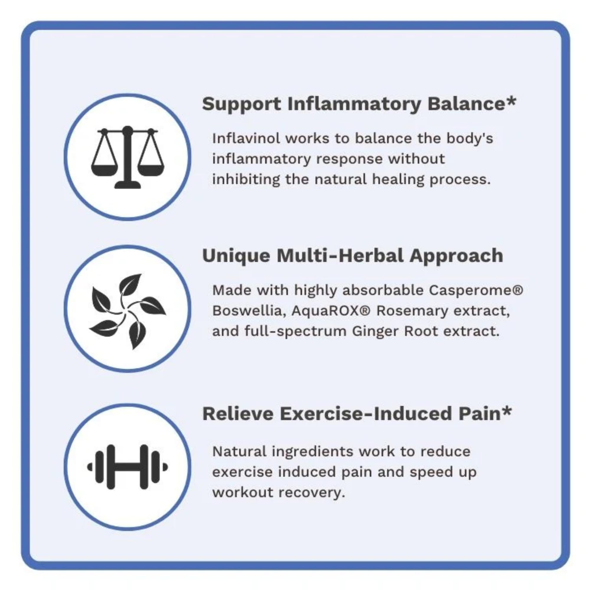 Devil's claw harpagosides present in Inflavinol for mobility-support.