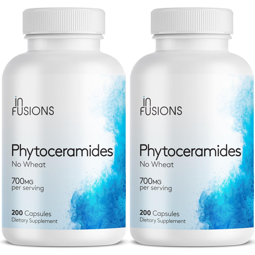 Infusions International Phytoceramides bottle ready for your daily routine.