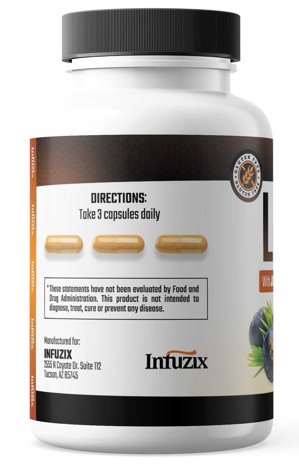 Infuzix Listol bottle on dresser, daily use in a calm setting.