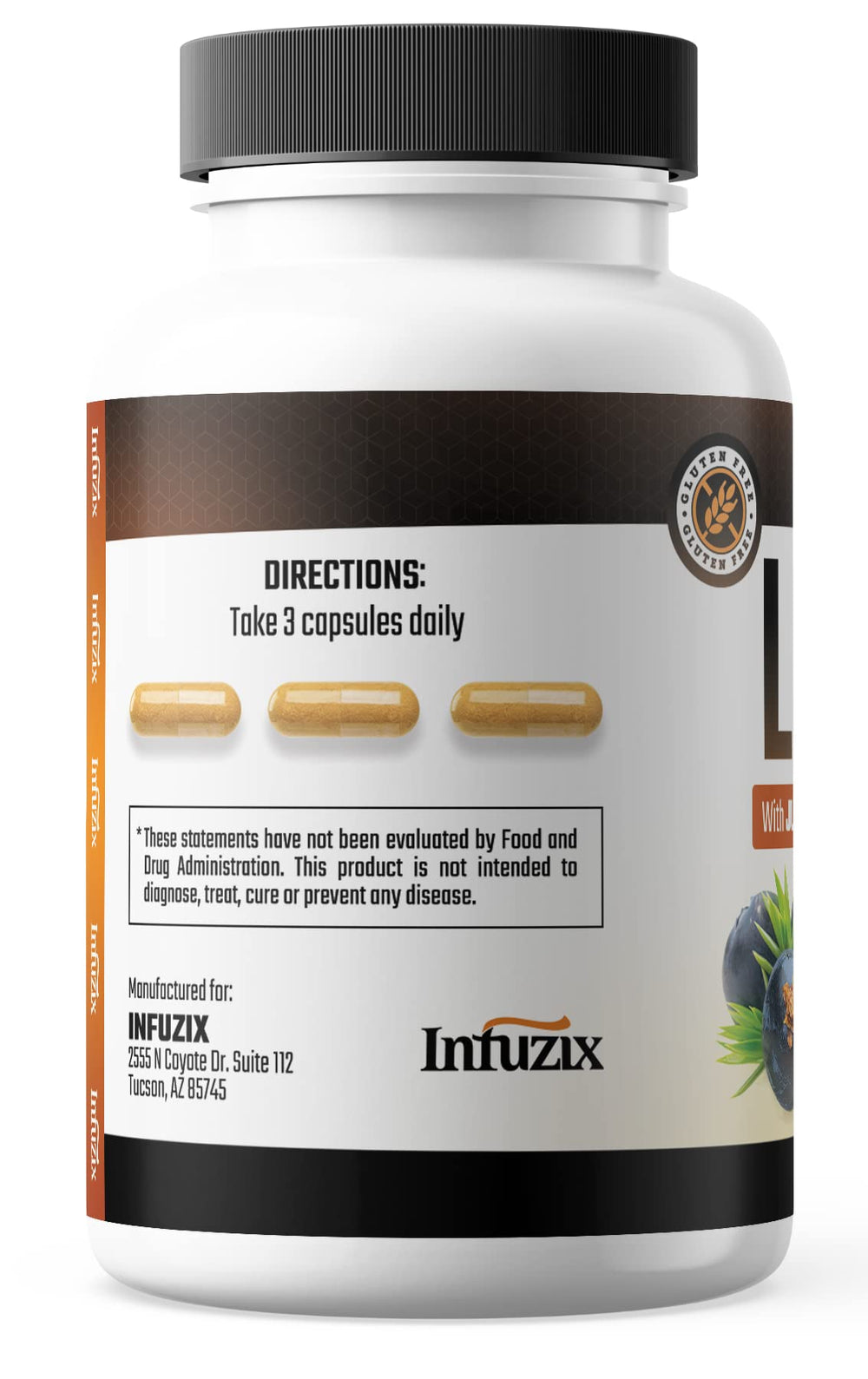 Infuzix Listol bottle on dresser, daily use in a calm setting.