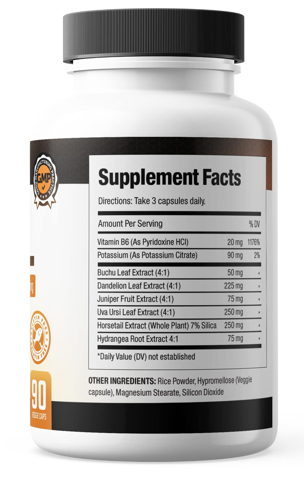 Infuzix Listol bottle pour action, easily measured daily dosage.
