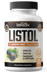 Infuzix Listol USA-made badge, quality manufacturing emphasis.
