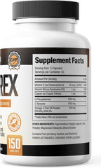 Infuzix Moderex packaging box with dosage guidance and natural support at a glance.