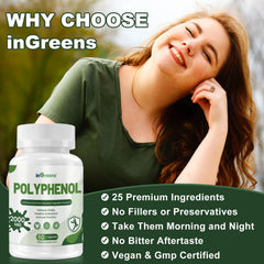 inGreens bottle side-view demonstrates compact daily-use format for on-the-go routines