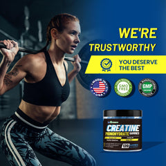 inGreens Creatine Monohydrate Gummies bottle label view, clear ingredients information.