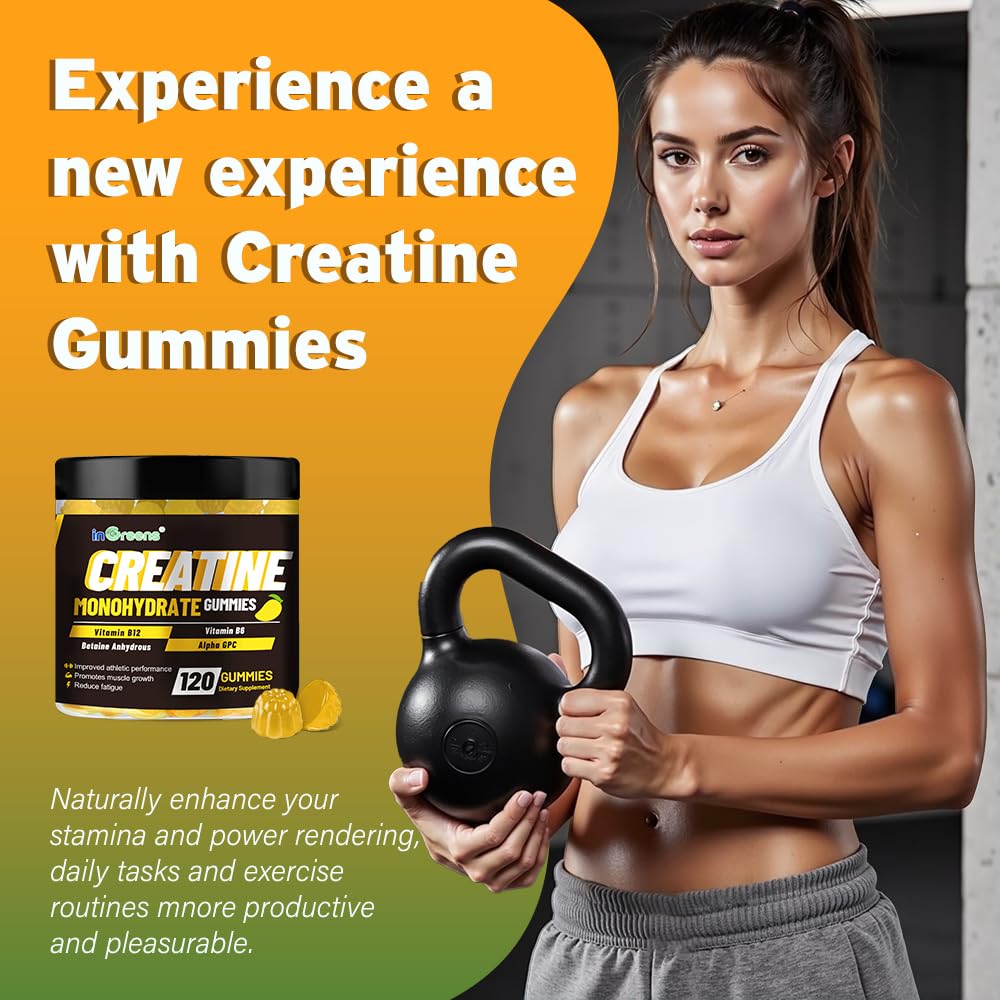 inGreens gummies bottle ready for pre or post workout