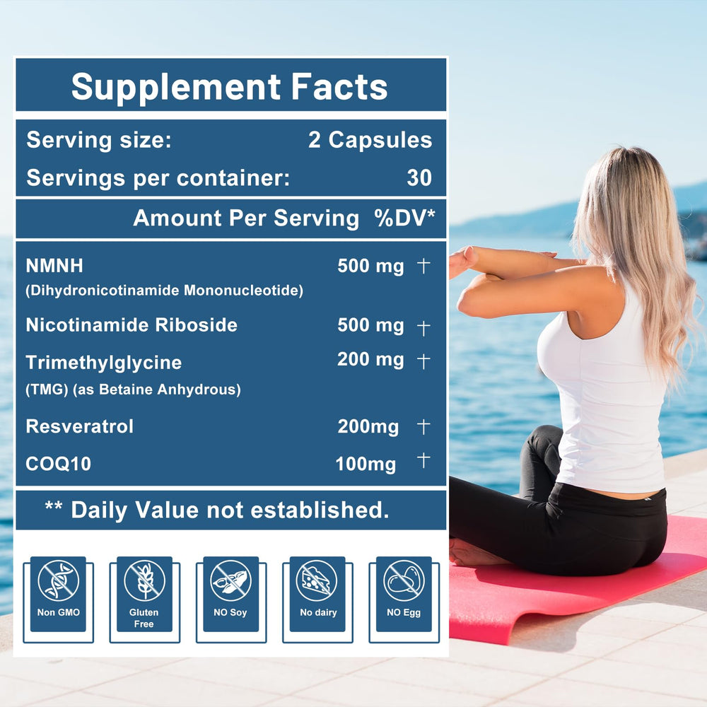 inGreens NMNH capsules close-up suitable for daily dosing