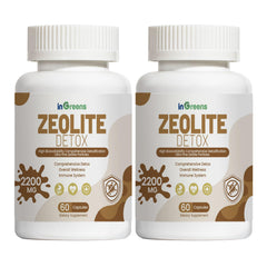 inGreens Zeolite Detox bottle on display supports daily wellness.