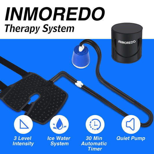 Inmoredo ice machine with auto shut-off for safe sessions.