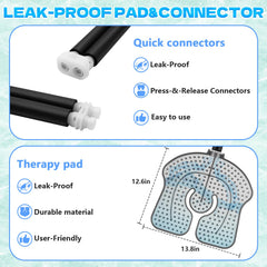 Ultra-quiet Inmoredo pump operates discreetly for night-time use.