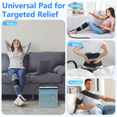 Inmoredo cold therapy machine whisper-quiet pump enables restful sleep.