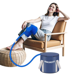 Inmoredo cold-therapy-system knee-pad, targeted cooling for post-surgery knee comfort.