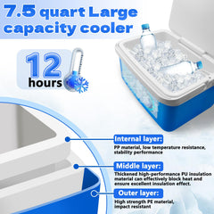 Inmoredo knee ice machine quiet operation with brushless motor for a calm recovery