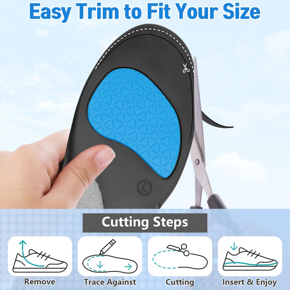 Inmoredo trim-to-fit design adapts to many shoe styles.