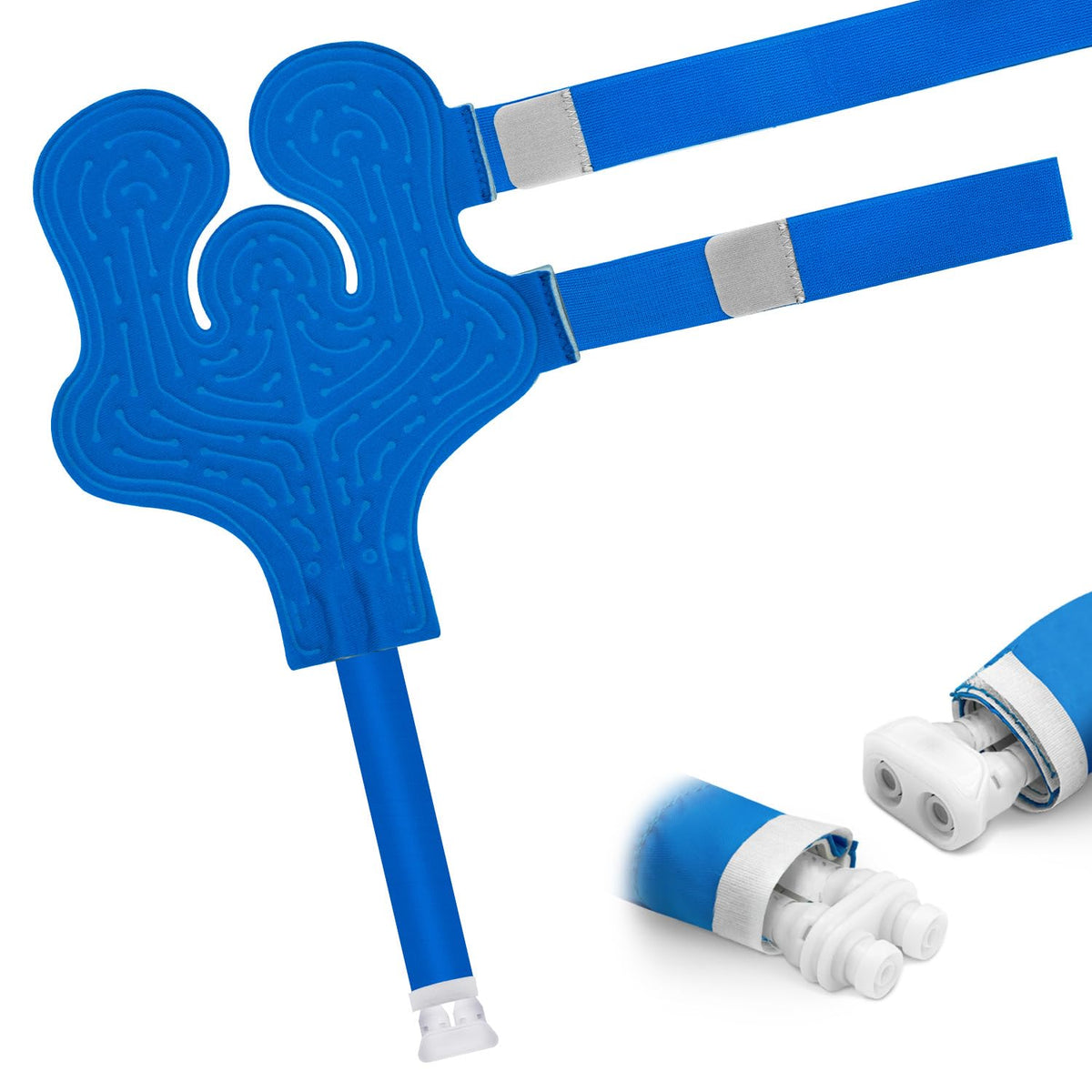 Inmoredo universal therapy pad coverage shows broad cooling across multiple body parts.