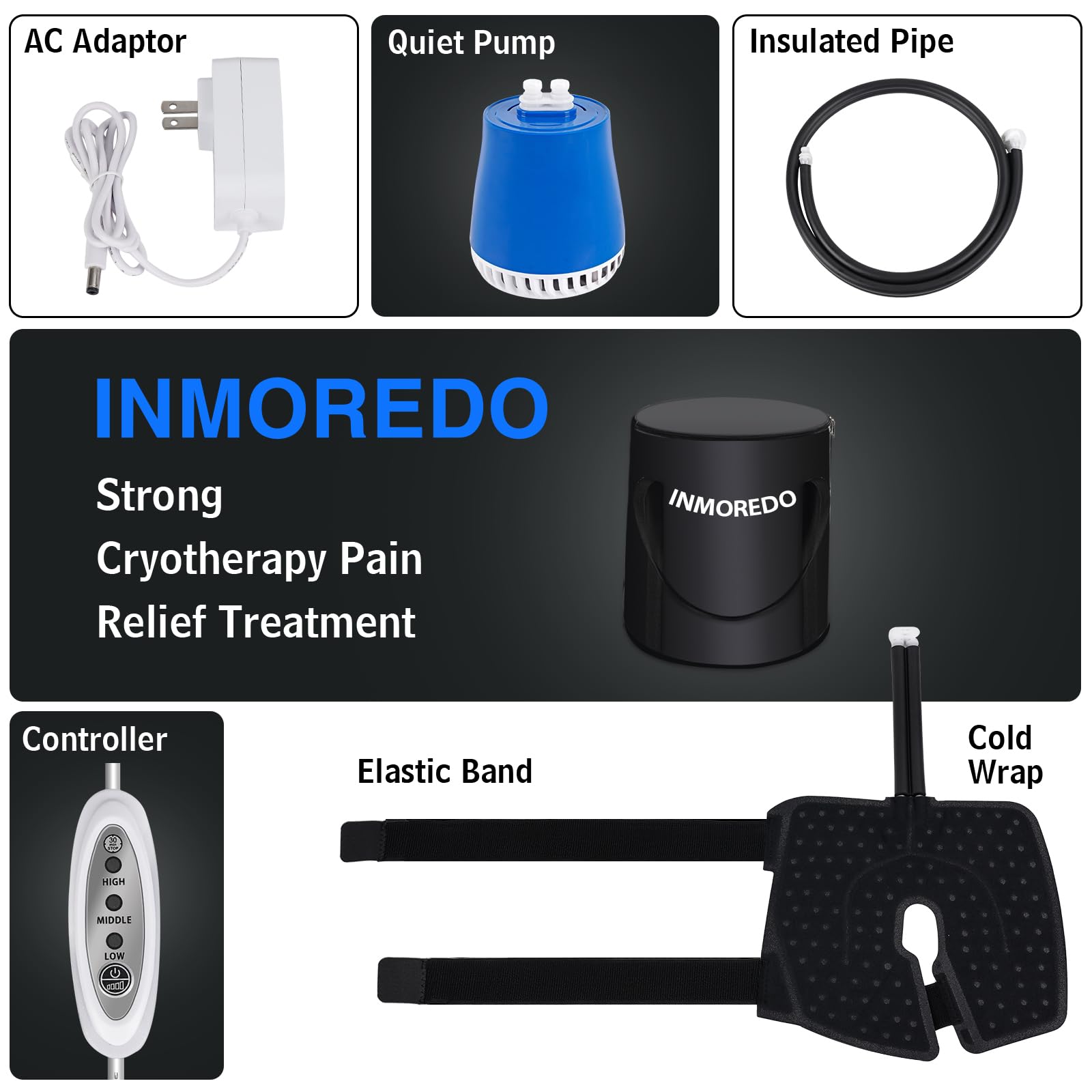 Inmoredo warranty and support card illustrating service commitment.