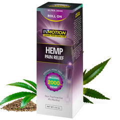 InMotion Hemp Roll On athlete use demonstrates portable relief during activity.