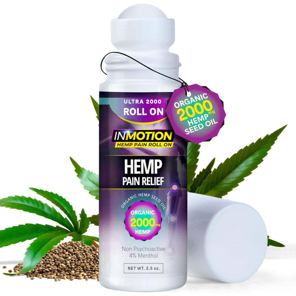InMotion Hemp Roll On odorless formula supports discreet daily use.