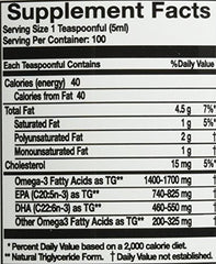 Innate Choice Omega Sufficiency Lemon bottle pour; convenient daily intake.
