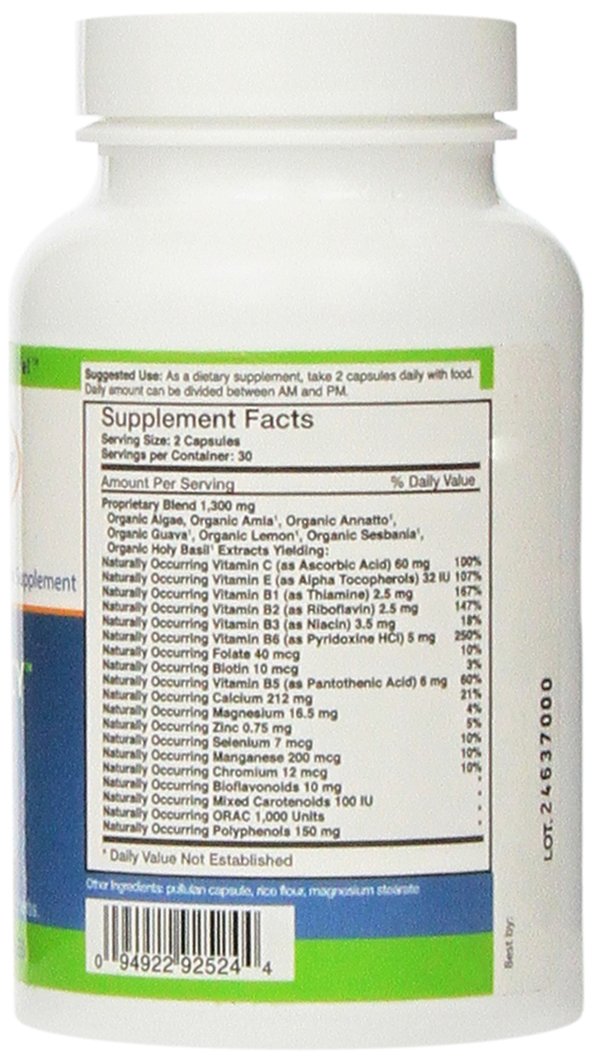 Innate Choice Vita Sufficiency capsules close-up, plant-based vegetarian capsules