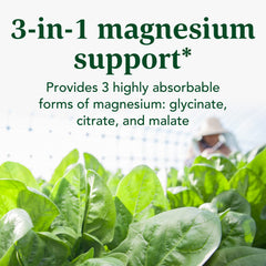 INNATE Magnesium label close-up featuring glycinate, citrate, and malate on packaging.