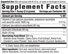 Innate Response Formulas C Complete Powder dissolving into water illustrating easy mixing and refreshing drink