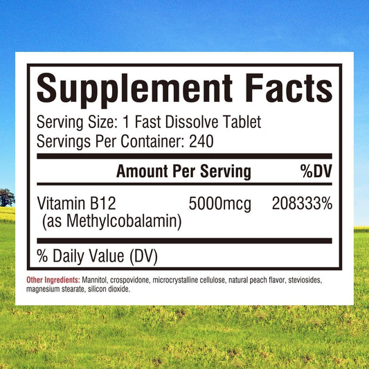 Innate Vitality sublingual tablet dissolving quickly for daytime focus