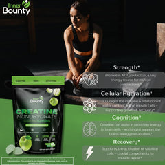 Inner Bounty packaging features Non-GMO and gluten-free badge