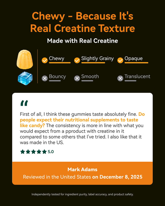 Inner Brightness Creatine Gummies mango-passionfruit flavor for tasty daily energy
