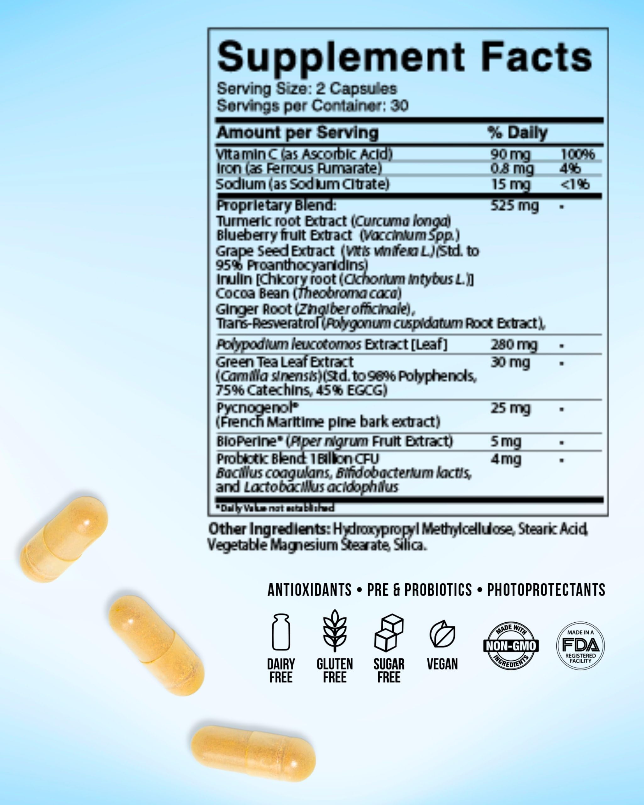 Inner Glow Age Defense green tea turmeric and ginger blend visual.