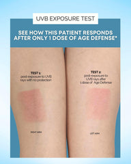 Inner Glow Age Defense zinc and minerals for skin barrier support.