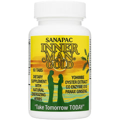 Inner Man Gold Sanapac bottle ready for daily vitality.