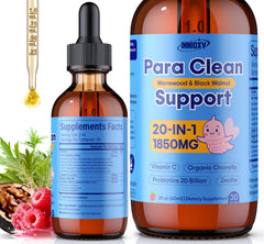 INNIOXV Parasite Cleanse bottle with dropper for gentle daily detox support