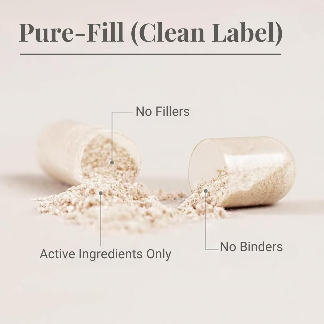 INNOPURE Perimenopause dosage card beside bottle for daily use.