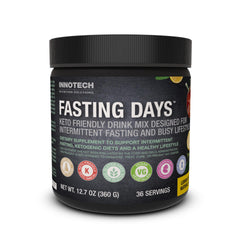 Innotech Nutrition Solutions Fasting Days Lemon Tea front pack for convenient fasting support.