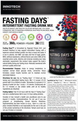 Innotech Nutrition Solutions scoop included for accurate serving.