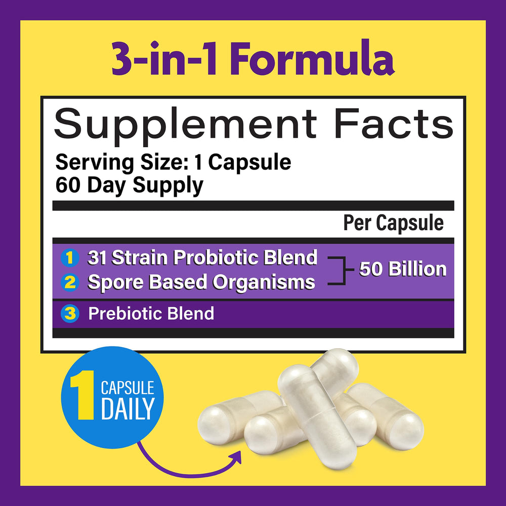 InnovixLabs 31-strains label close-up highlights diverse probiotic blend