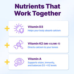InnovixLabs Vitamin D3 K2 packaging on shelf conveys purity and quality.