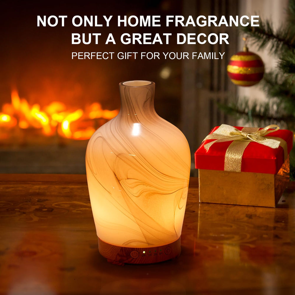 Inrorans Classic Vase diffuser with seven-color LED cycle for soothing lighting
