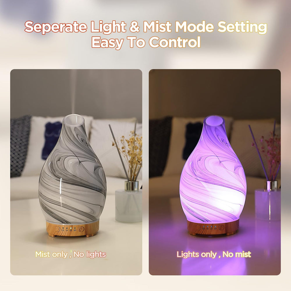Inrorans ultrasonic mist delivers a fine, gentle aroma.