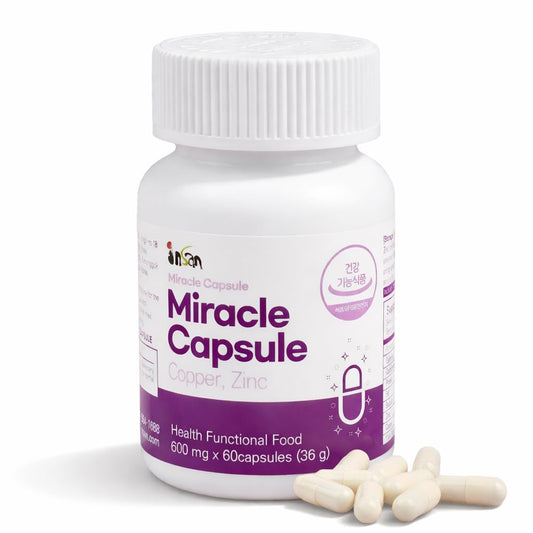 Insan Miracle Capsules bottle for daily wellness support.