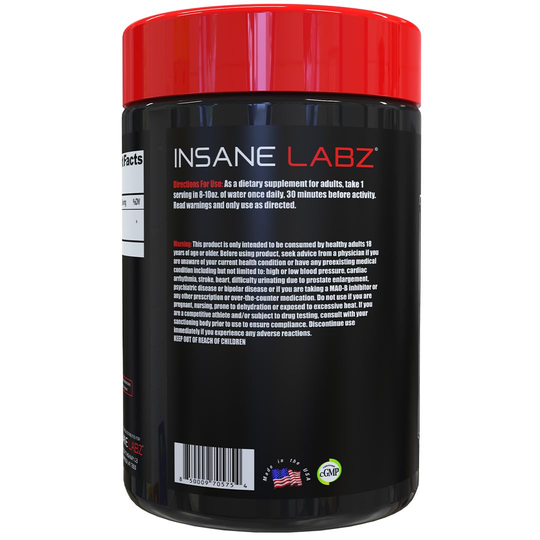 Insane Labz creatine powder scoop shows a precise serving for consistent training.