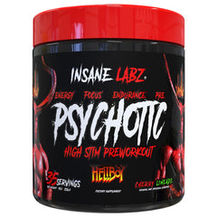 Insane Labz Hellboy Edition Cherry Limeade can shows bold energy formula