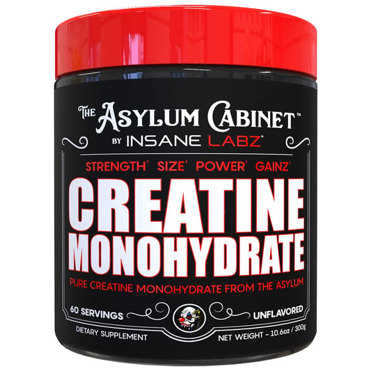 Insane Labz Insane Creatine Monohydrate powder unflavored for lean muscle support